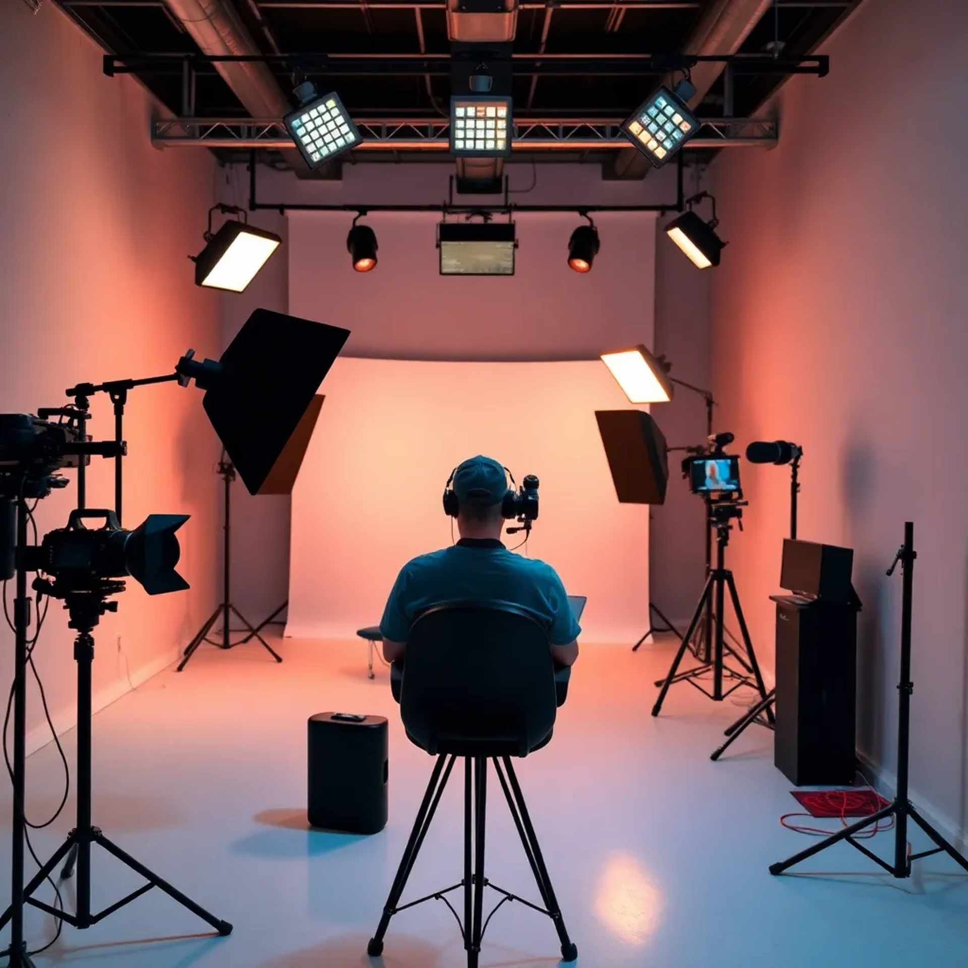 Studio lighting setup